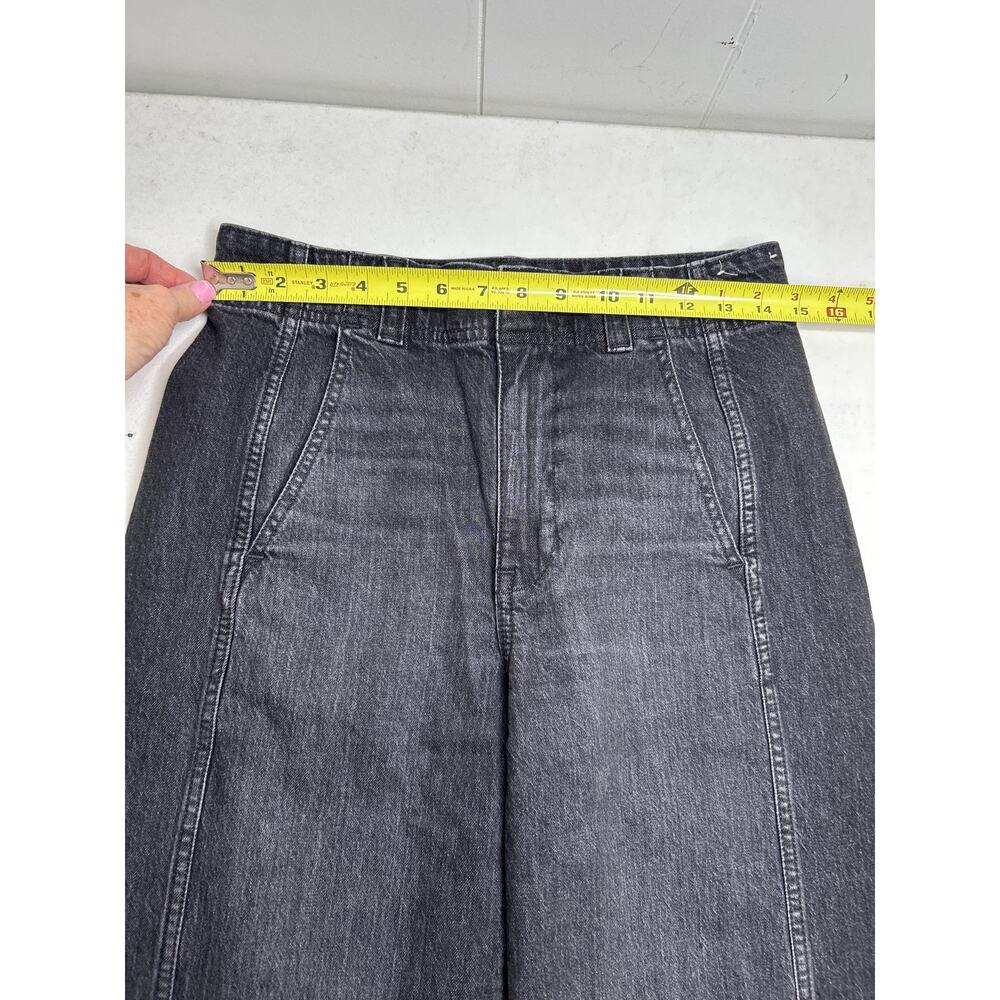 Madewell Tapered Trouser Jeans in Black NWOT. Size 28 - Picture 9 of 10